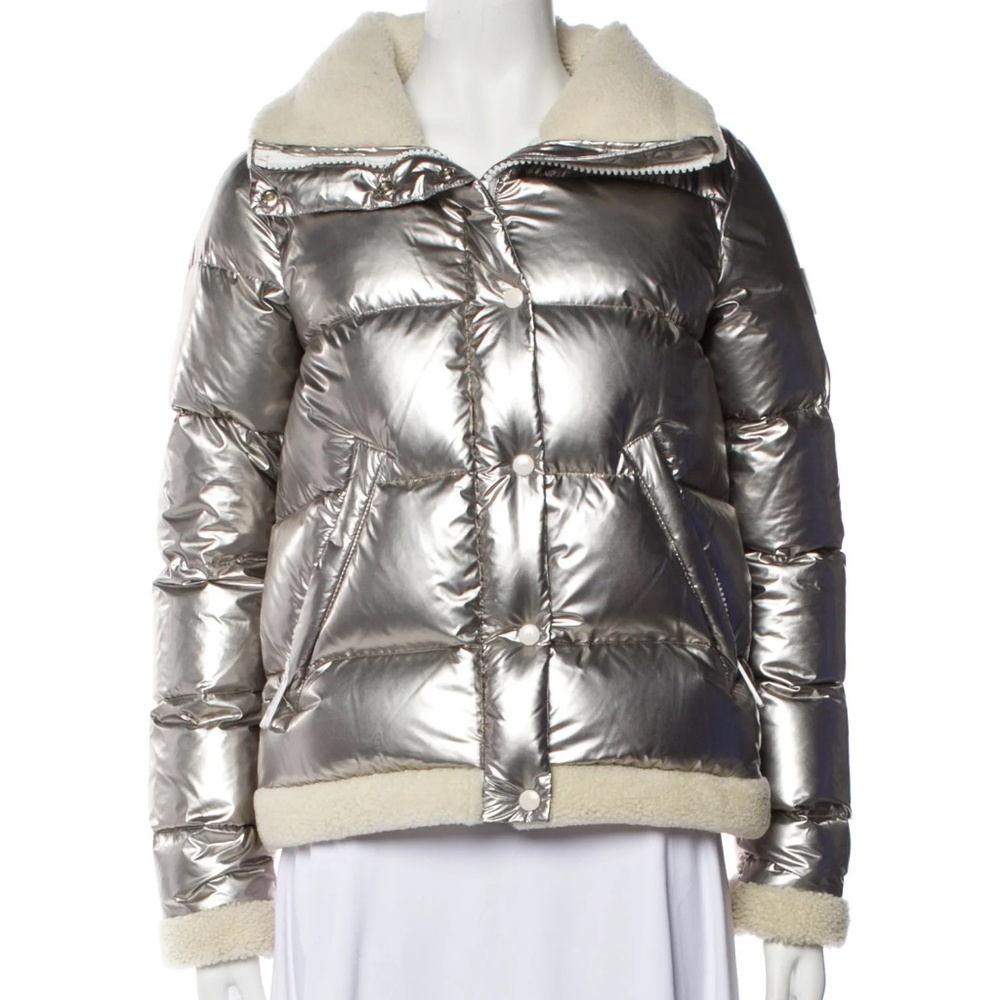 SAM. Gigi down puffer jacket sherpa silver - size medium - Picture 6 of 8